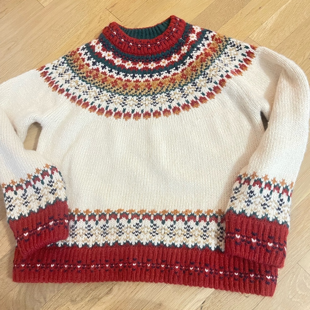Zara Classic Jacquard Sweater